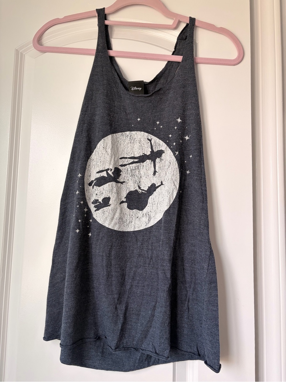 Disney Peter Pan Fly Silhouette Womens Tank